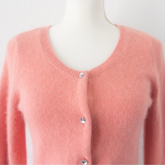 Apt 9 Angora Rabbit Hair Blend Cardigan Sweater Size Small - Picture 5 of 9